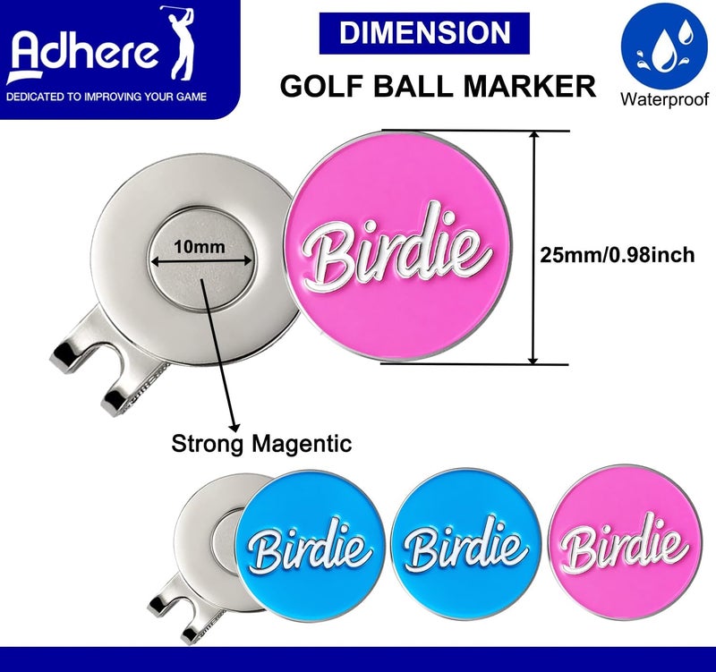 Adhere Golf Ball Markers Personlized Logo Enamel with A Strong Magnetic Hat Clips A Premium Golf Gifts for Golfer - Image 2